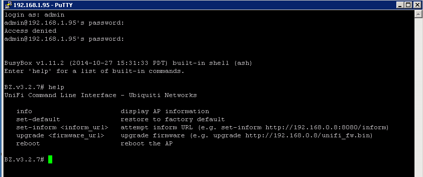 UBNT Unifi Adoption Failed Hatası ve Çözümü